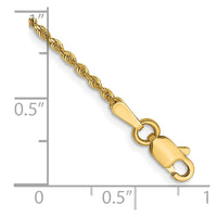 Load image into Gallery viewer, 14K 1.3mm Diamond-Cut Rope Chain
