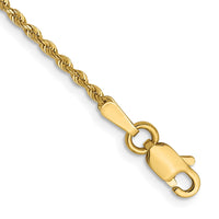 Load image into Gallery viewer, 14K 1.3mm Diamond-Cut Rope Chain
