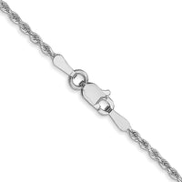 Load image into Gallery viewer, 14K White Gold 1.3mm Diamond-Cut Rope Chain

