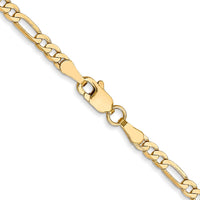 Load image into Gallery viewer, 14K 2.75mm Flat Figaro Chain
