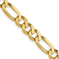 Load image into Gallery viewer, 14K 6.00mm Flat Figaro Chain
