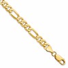 14K 7mm Flat Figaro Chain