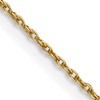 14K .8mm Loose Rope Chain