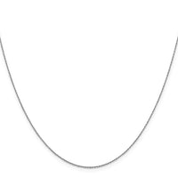 Load image into Gallery viewer, 14K White Gold .8mm Loose Rope Chain
