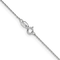 Load image into Gallery viewer, 14K White Gold .8mm Loose Rope Chain
