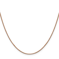 Load image into Gallery viewer, 14K Rose Gold .8mm Box with Lobster Clasp Chain
