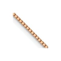 Load image into Gallery viewer, 14K Rose Gold .8mm Box with Lobster Clasp Chain

