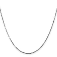 Load image into Gallery viewer, 14K White Gold 1.2mm Box Chain
