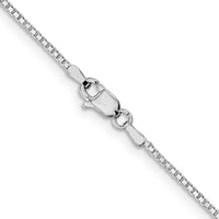 Load image into Gallery viewer, 14K White Gold 1.2mm Box Chain
