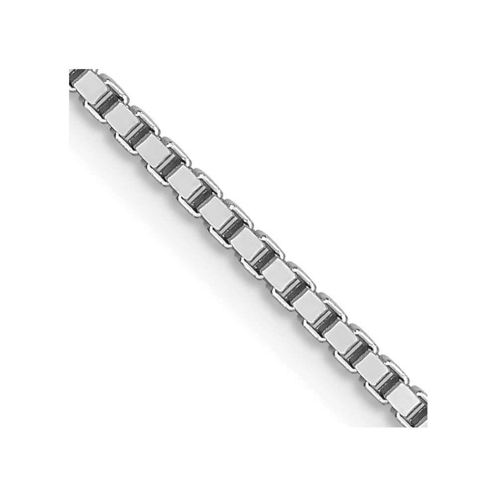 14K White Gold 1.2mm Box Chain
