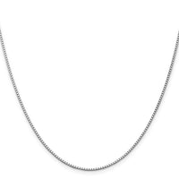 Load image into Gallery viewer, 14K White Gold 1.3mm Box Chain

