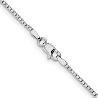 Load image into Gallery viewer, 14K White Gold 1.3mm Box Chain
