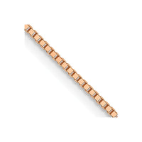 Load image into Gallery viewer, 14K Rose Gold .7mm Box with Lobster Clasp Chain
