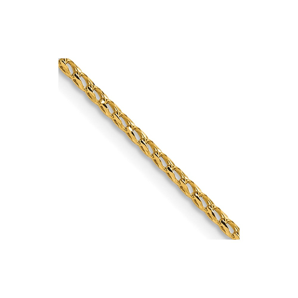 14K 1mm D/C Open Franco Chain