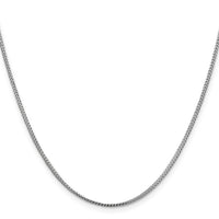 Load image into Gallery viewer, 14K White Gold 1.1mm Franco Chain
