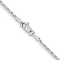 Load image into Gallery viewer, 14K White Gold 1.1mm Franco Chain
