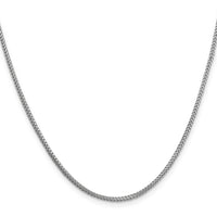 Load image into Gallery viewer, 14K White Gold 1.25mm Franco Chain
