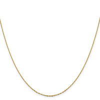 Load image into Gallery viewer, 14K 1mm D/C Open Long Link Cable Chain
