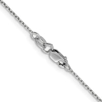 Load image into Gallery viewer, 14K White Gold 1.25mm D/C Cable Chain
