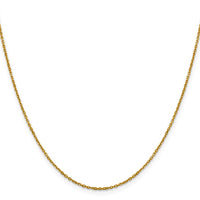 Load image into Gallery viewer, 14K 1.25mm D/C Cable Chain
