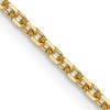 14K 1.5mm D/C Cable Chain