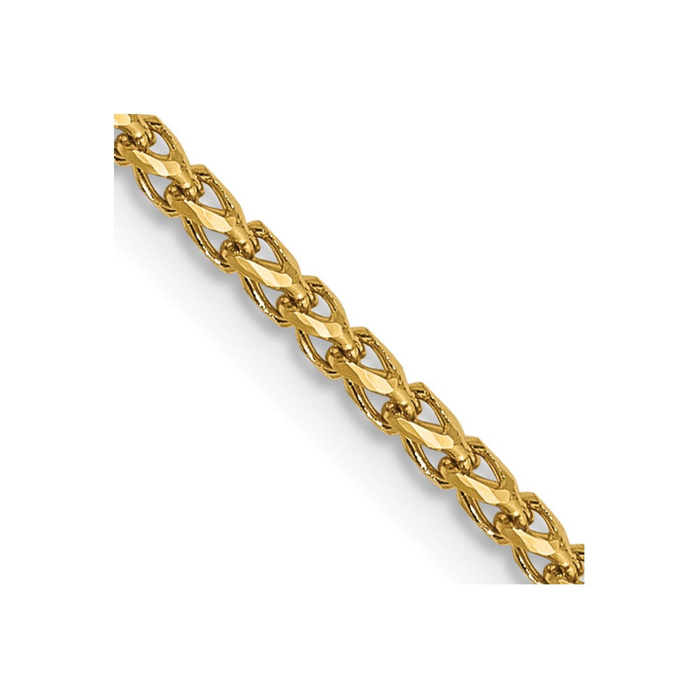 14K 1.4mm D/C Open Franco Chain