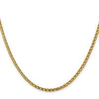 Load image into Gallery viewer, 14K 2.45mm D/C Open Franco Chain
