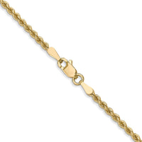 Load image into Gallery viewer, 14K 2.25mm Solid Regular Rope Chain
