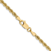 Load image into Gallery viewer, 14K 2.75mm Solid Regular Rope Chain
