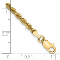 Load image into Gallery viewer, 14K 2.75mm Solid Regular Rope Chain
