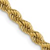 14K 2.75mm Solid Regular Rope Chain