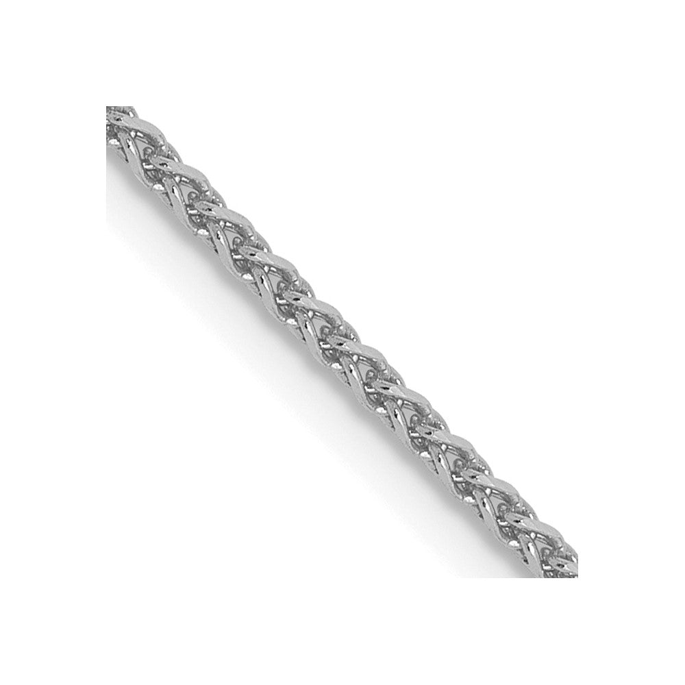 14K White Gold 1.2mm Solid D/C Spiga Chain