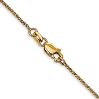 Load image into Gallery viewer, 14K 1mm D/C Spiga Chain
