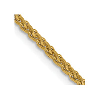 Load image into Gallery viewer, 14K 1.4mm D/C Spiga Chain
