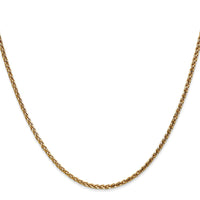 Load image into Gallery viewer, 14K 1.8mm Solid D/C Spiga Chain
