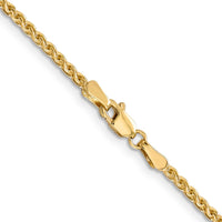 Load image into Gallery viewer, 14K 1.8mm Solid D/C Spiga Chain
