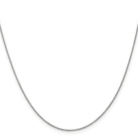 Load image into Gallery viewer, 14K White Gold .9mm Round Cable Chain
