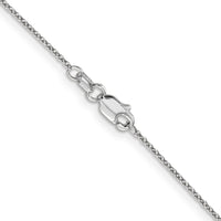 Load image into Gallery viewer, 14K White Gold .9mm Round Cable Chain
