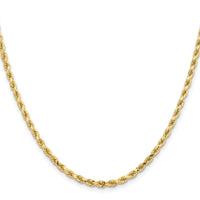Load image into Gallery viewer, 14K 3.25mm Diamond-Cut Rope Chain
