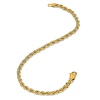 Load image into Gallery viewer, 14K 4.25mm Diamond-Cut Rope Chain
