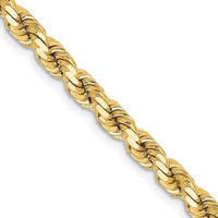 Load image into Gallery viewer, 14K 4.25mm Diamond-Cut Rope Chain
