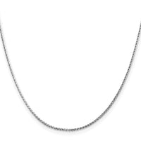 Load image into Gallery viewer, 14K White Gold 1.15mm D/C Open Franco Chain
