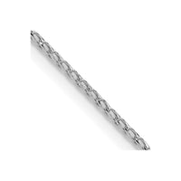 Load image into Gallery viewer, 14K White Gold 1.15mm D/C Open Franco Chain
