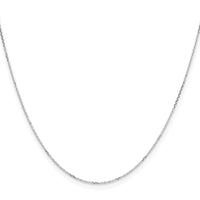 Load image into Gallery viewer, 14K White Gold .85mm D/C Cable Chain
