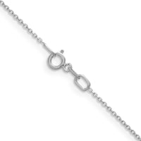 Load image into Gallery viewer, 14K White Gold .85mm D/C Cable Chain

