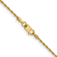 Load image into Gallery viewer, 14K 1.3mm Loose Rope Chain
