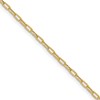 14k 2.2mm Semi-Solid Beveled D/C Paperclip Chain