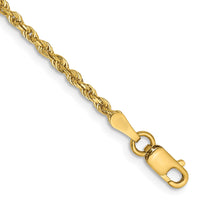 Load image into Gallery viewer, 14k 2.00mm Diamond-Cut Lightweight Rope Chain
