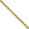 14k 2.00mm Diamond-Cut Lightweight Rope Chain