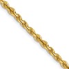 14k 3.0mm Diamond-Cut Lightweight Rope Chain